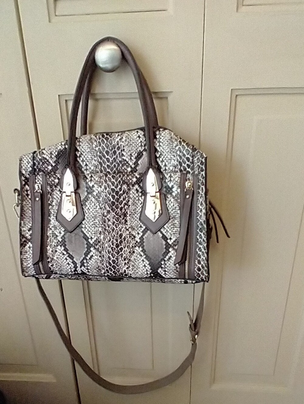 Snake Skin Handbag/Shoulder Bag/Crossbody